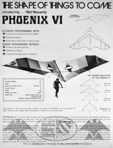 Art based on the Bennett Phoenix VI advert in Ground Skimmer, November 1975