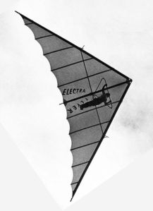 Art based on a photo of the Electra Flyer Cirrus with battens added