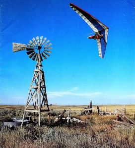 Art based on a photo by Skip Brown of  Greg DeWolf of Fly America near Hawk Springs, Wyoming