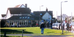 Cafe at Barton-on-Sea in about 2000