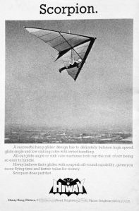 Hiway (Sussex, England) Scorpion hang glider of 1977