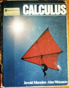 Calculus book cover featuring a hang glider