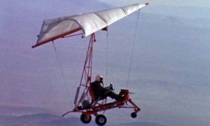 The ‘paraglider research vehicle’ (unpowered Rogallo wing) flight tested by Neil Armstrong