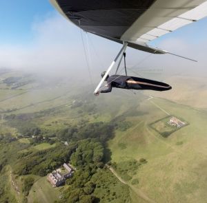 British hang gliding champion Grant Crossingham trying out a U-2 in August, 2016
