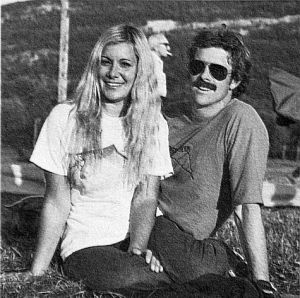 Mary and TJ Young of Aerial Techniques, organizers of the 1980 U.S. National hang gliding championships. Photo by Bettina Gray.