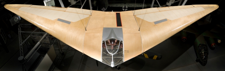 Horten III-f on display at the Smithsonian National Air and Space Museum Udvar-Hazy Center, Chantilly, Virginia