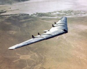 Northrop YB-49 (pre-production B-49). Wikimedia image.