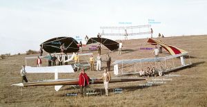 December 1971 hang glider pioneers group photo by Doug Morgan