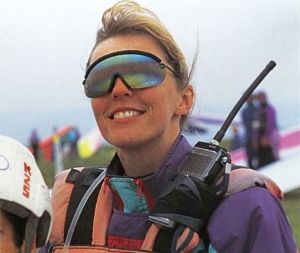 British hang glider and sailplane pilot Kay Draper